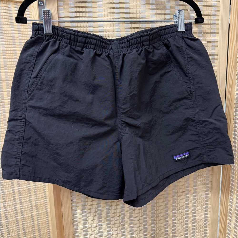 Patagonia Black Athletic Shorts Lightweight Quick-Drying